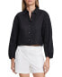Фото #1 товара Рубашка из льна с рукавами складками Theory Women's Black XL