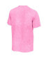 ფოტო #4 პროდუქტის Men's Pink Whitney Houston Photo Collage Washed T-shirt