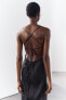 Фото #12 товара Платье миди из 100% льна — zw collection ZARA