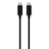 Belkin F2CD084bt0.8MBK - USB C - USB C - 0.8 m - Black - 40 Gbit/s