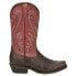 Фото #1 товара Nocona Boots Zayne 13 Inch Square Toe Cowboy Mens Brown, Red Casual Boots HR557