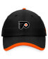 ფოტო #4 პროდუქტის Men's Black Philadelphia Flyers Authentic Pro Rink Pinnacle Adjustable Hat