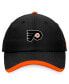 Men's Black Philadelphia Flyers Authentic Pro Rink Pinnacle Adjustable Hat