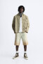 Faded cargo bermuda shorts