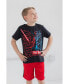 ფოტო #3 პროდუქტის Millenium Falcon X-Wing Starfighter Boys Graphic T-Shirt & Mesh Shorts Toddler|Child