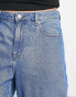 Фото #3 товара ASOS DESIGN baggy jeans in mid wash blue