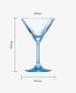 Фото #9 товара Crystal Luxury Martini Glasses, Set of 6