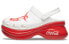Фото #1 товара Coca Cola x Crocs Classic clog 小鲸鱼 洞洞运动凉鞋 女款 白红色 / Сандалии Crocs Coca Cola 207234-119