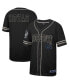Фото #1 товара Men's Black Georgetown Hoyas Free Spirited Mesh Button-Up Baseball Jersey