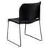 Фото #4 товара Hercules Series 880 Lb. Capacity Full Back Contoured Stack Chair With Sled Base