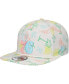 ფოტო #1 პროდუქტის Men's White Philadelphia 76ers Palm Trees and Waves Golfer Adjustable Hat