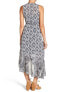 Фото #3 товара Michael Kors 241104 Womens Woodbrook Chiffon Asymmetrical Wrap Dress Size 2