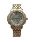 Фото #1 товара Часы и аксессуары Olivia Pratt Золотые часы на металлическом браслете с круглым циферблатом и хромированной отделкой для женщин