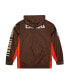 ფოტო #4 პროდუქტის Men's Brown Distressed Cleveland Browns Team OG 2.0 Anorak Vintage-Like Logo Quarter-Zip Windbreaker Jacket