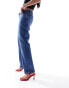 New Look baggy straight leg jean in blue Голубой, 36 - фото #5