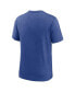 Фото #2 товара Men's Heather Royal Brooklyn Dodgers Cooperstown Collection Local Stack Tri-Blend T-Shirt