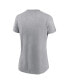 ფოტო #2 პროდუქტის Women's Heather Gray Michigan State Spartans Primetime Evergreen Logo T-Shirt