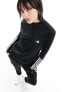 Фото #1 товара adidas Training Hyperglam 1/4 zip top in black