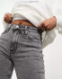 Lee Carol straight fit high waist jean in grey wash