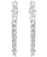Фото #6 товара Curb Link Chain Dangle Drop Earrings, Created for Macy's