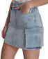 Women's Denim Cargo Mini Skirt