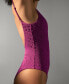 Фото #4 товара Women's Adjustable Straps Textured Swimsuit