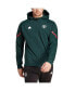 Фото #1 товара Men's Green Manchester United Designed for Gameday Raglan Full-Zip Hoodie Jacket