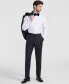 Фото #1 товара Men's Modern-Fit Wool Blend Super Flex Stretch Tuxedo Pant