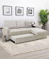 Фото #7 товара Newton 82" Polyester Storage Sectional Sofa Bed