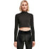 ფოტო #1 პროდუქტის URBAN CLASSICS Organic Cropped long sleeve high neck T-shirt