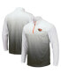 Фото #5 товара Men's Gray Oregon State Beavers Magic Team Logo Quarter-Zip Jacket