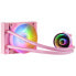 Фото #2 товара Mars Gaming ML-ONE120 Pink Liquid CPU Cooler TDP 200W Infinity Mirror FRGB Silent Fan Universal Multisocket - All-in-one liquid cooler - 12 cm - 69.2 cfm - Pink