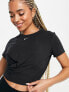 Фото #5 товара Nike Training One Luxe Dri-FIT wrap cropped top in black