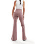 Nike Air high waisted flared leggings in smokey mauve