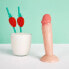 Naturdildo mit Saugnapf, 16,5 cm