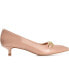 ფოტო #2 პროდუქტის Women's Rumi Pointed Toe Kitten Heel Pumps