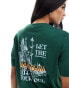 Napapijri Alikas t-shirt in dark green