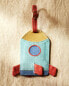 Children’s rocket luggage tag