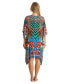 Women's V-neck Short Kaftan Dress