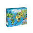 Фото #1 товара JANOD Educational Endangered Animals 200 Pieces Puzzle