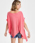 ფოტო #3 პროდუქტის Women's Angel Cotton Handkerchief-Hem T-Shirt