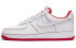 Кроссовки низкие Nike Air Force 1 Low 07 White University Red Белый, 46 - фото #1