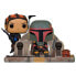 FUNKO POP The Mandalorian Star Wars Boba Fett & Fennec Shand 15 cm Figure