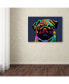 Фото #3 товара Michael Tompsett 'Pug Dog' Canvas Art - 18" x 24"