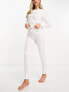 New Look 'Bride' joggers in white