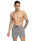 Karl Lagerfeld Men's Modern Euro Printed Stretch 5" Swim Trunks