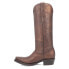 Фото #3 товара Dingo Athena Lizard Print Snip Toe Cowboy Womens Brown Casual Boots DI241-200