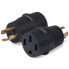 Фото #1 товара Адаптер парка Поуэр 30A Male 50A Female GSA Connector PARKPOWER BY MARINCO