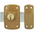 Lock Yale YV10DE -45/SC Metal Doors Ø 23 mm