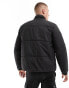 Фото #4 товара Only & Sons funnel neck puffer jacket in black